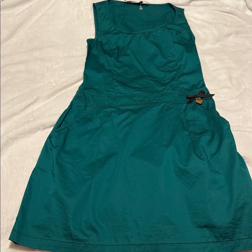 Love  Moschino Teal Mini Dress
